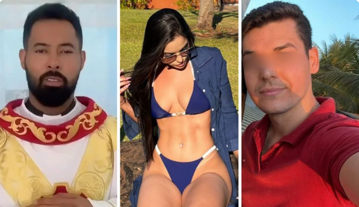 ‘Flagra divino’: vídeo de padre em situação íntima com acólita vira caso de polícia em MT ‘Flagra divino’: vídeo de padre em situação íntima com acólita vira caso de polícia em MT