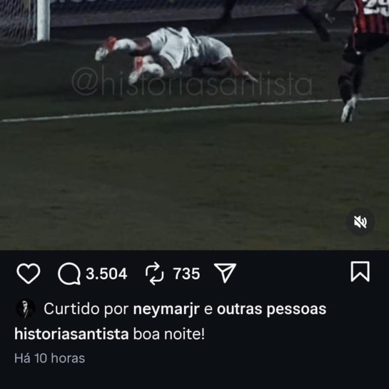 Neymar curte post que critica colega do Santos após gol perdido. Entenda a polêmica e suas implicações para o time.
