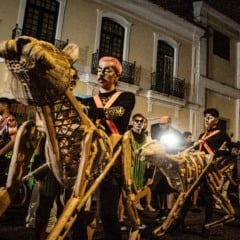 Funeral dos combustíveis fósseis teve pré-lançamento no auto do Círio. Performance coletiva será destaque na COP30