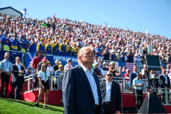 A aprovação do presidente dos Estados Unidos, Donald Trump, caiu para 39%, enquanto a desaprovação subiu para 56%