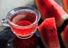 Prepare um saboroso chá de melancia