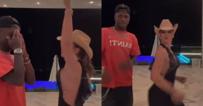 Vídeo foi postado no TikTok do jogador, e já tem quase 10 milhões de visualizações. Foto: Reprodução