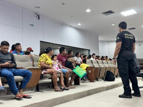 Mutirão da PF regulariza indígenas venezuelanos no Pará