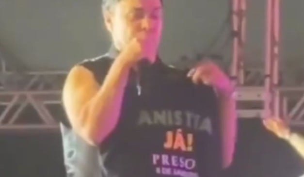 Cantor pediu anistia aos presos pelos atos antidemocráticos de 8 de janeiro. Foto: Reprodução