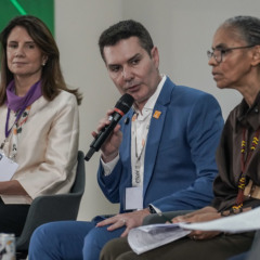 Ministros Jader Filho e Marina Silva. Foto: Rafa Neddermeyer/COP30 Brasil Amazônia/PR