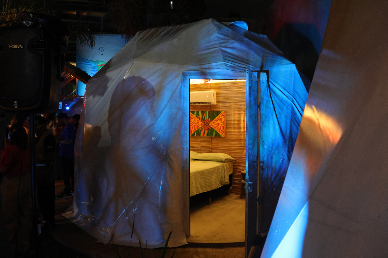 Belém, Pará, Brasil, CIDADE. Solução criativa e sustentável de hospedagem, inauguração da Vila Domus opção de hospedagem para cop30. 11-11-2025 Foto: Wagner Almeida / Diário do Pará. Belém, Pará, Brasil, CIDADE. Solução criativa e sustentável de hospedagem, inauguração da Vila Domus opção de hospedagem para cop30. 11-11-2025 Foto: Wagner Almeida / Diário do Pará.