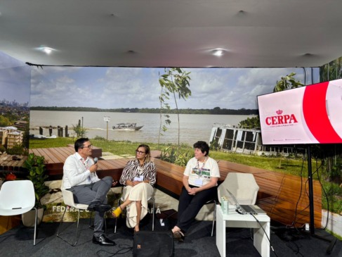 Alessandro Palheta (Cerpa), Karina Pantoja (Cerpa) e Maria Ataíde Malcher (UFPA)