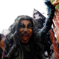 A caminhada teve início no novo Mercado de São Brás e ganhou força ao longo do trajeto