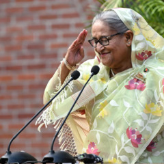 A ex-primeira-ministra de Bangladesh, Sheikh Hasina, foi recentemente condenada à morte por um tribunal do país
Foto reprodução