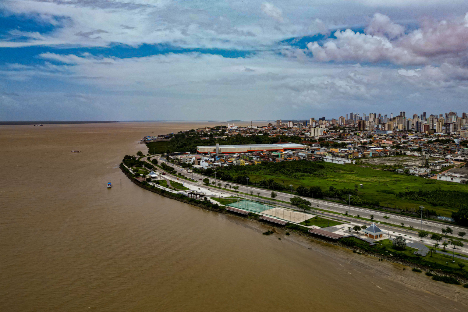 Vista aérea de Belém. Foto: Raphael Luz / Agência Pará Vista aérea de Belém. Foto: Raphael Luz / Agência Pará