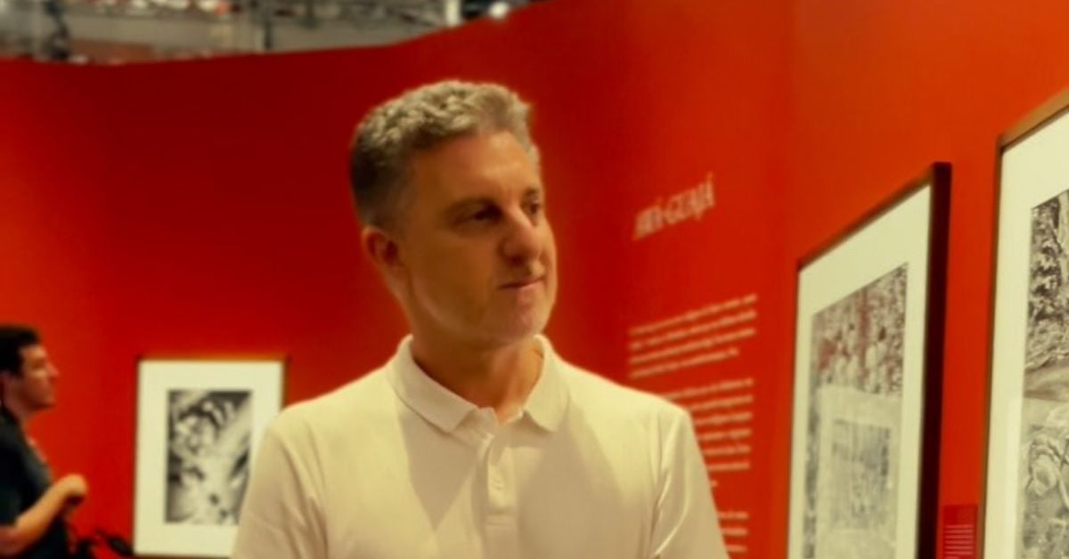 Luciano Huck no Museu das Amazônias. Foto: Instagram Luciano Huck no Museu das Amazônias. Foto: Instagram