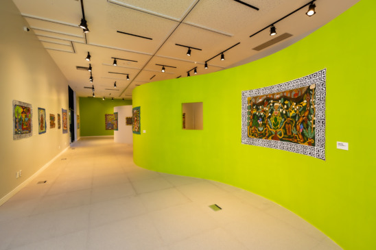 Vista da exposição. Foto: Estúdio Ana Dias