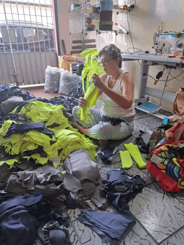 Alegria M&eacute;ra, empreendedora &agrave; frente do Ateli&ecirc; Alegria