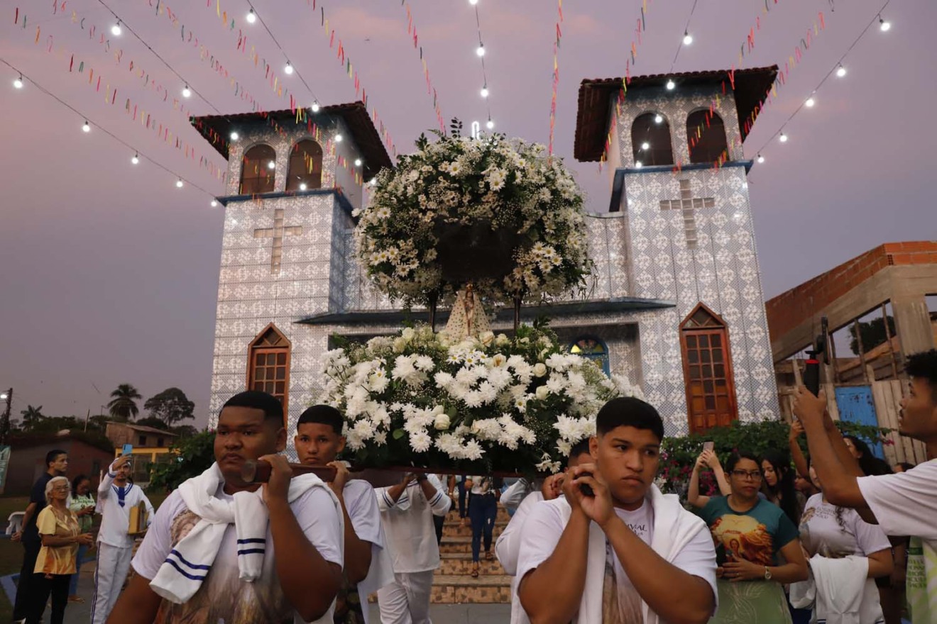 Belém, Pará, Brasil, CIDADE. 108 Círio de Caraparu, procissão. 08-12-2025 Foto: Wagner Almeida / Diário do Pará. Belém, Pará, Brasil, CIDADE. 108 Círio de Caraparu, procissão. 08-12-2025 Foto: Wagner Almeida / Diário do Pará.