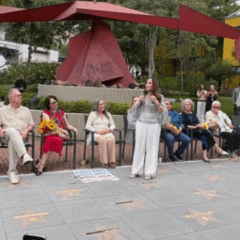 Susana tomou o microfone e, como de costume, n&atilde;o economizou sinceridade. Foto: Reprodu&ccedil;&atilde;o