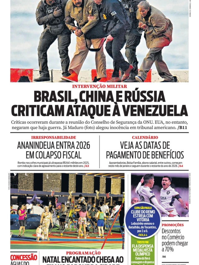 Capa da Edição Eletrônica - 06/01/2026