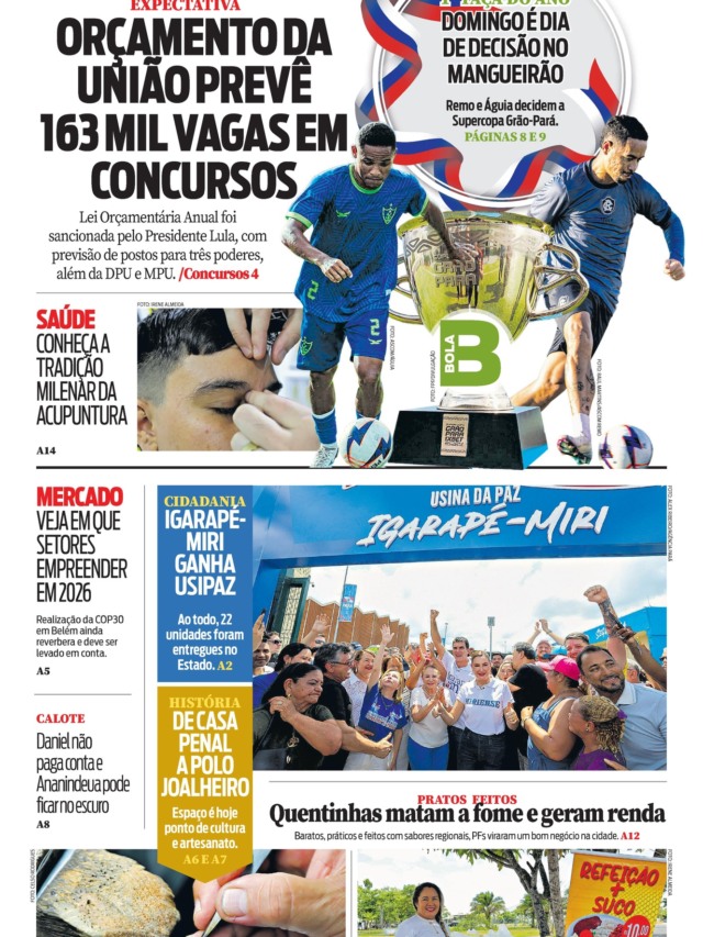 Capa da Edição Eletrônica - 17/01/2026