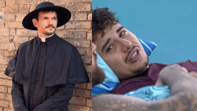 Padre Patrick Fernandes e Pedro Henrique Espindola. Fotos: Reprodução / Instagram