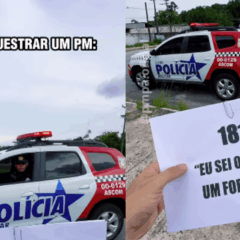 A PMPA entrou na trend do "Como me sequestrar...". Foto: Reprodução / Instagram