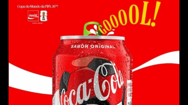 Coca-Cola Brasil lança campanha da Copa do Mundo de 2026. Foto: Divulgação