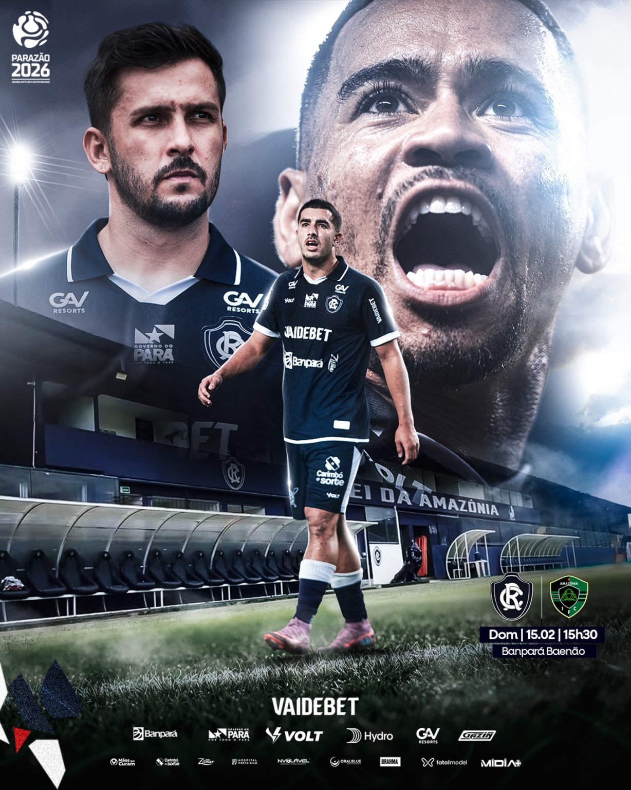 Remo x Amazônia – Onde assistir ao vivo jogo do Parazão 2026
