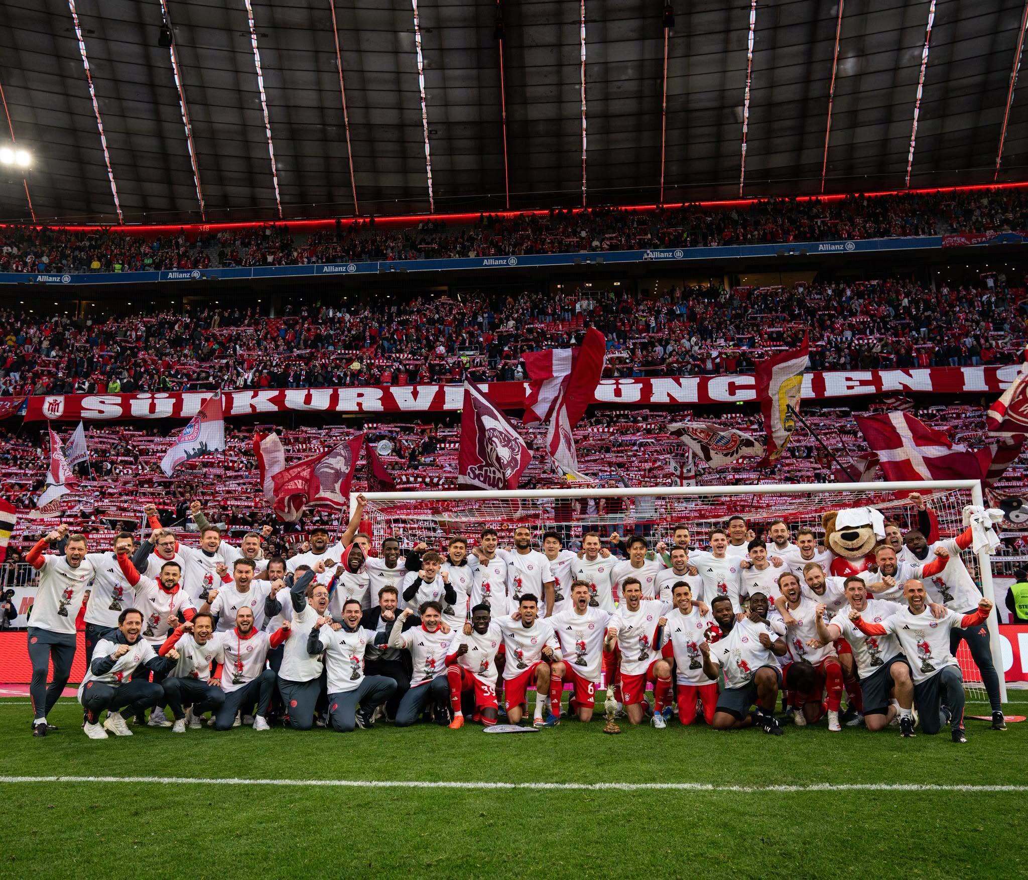 Veja o show do Bayern, o gol de Kane e a festa pelo título