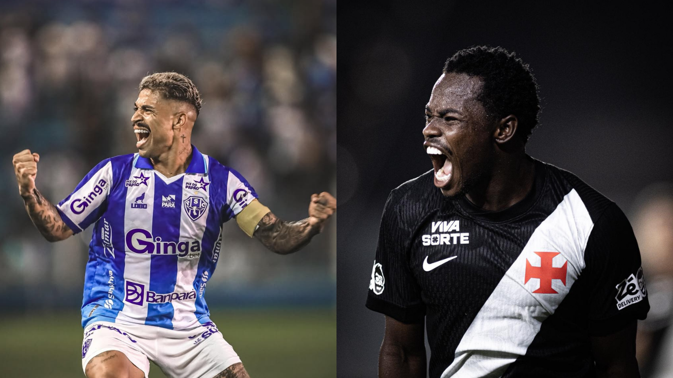 Paysandu x Vasco: onde assistir ao vivo no YouTube, horário e prováveis escalações