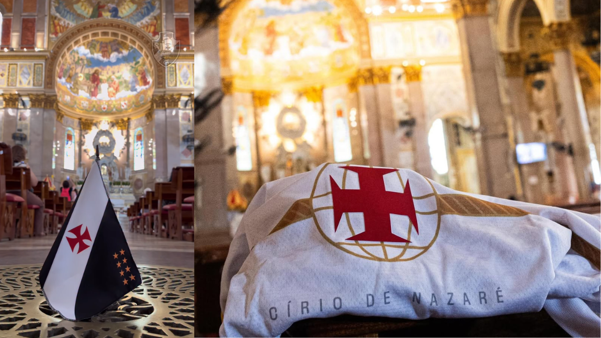 Vasco faz homenagem ao Círio antes de encarar o Paysandu