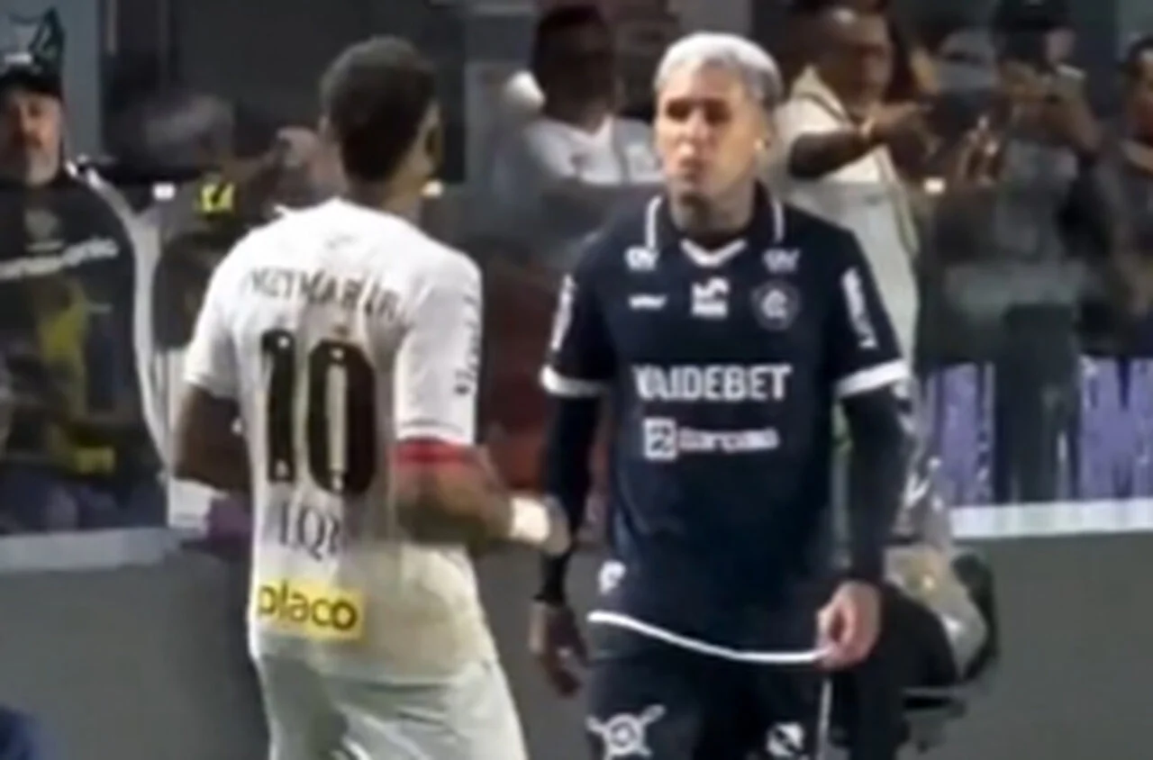 Assista! Neymar e Diego Hernández trocam provocações: “fdp”, “idiota”