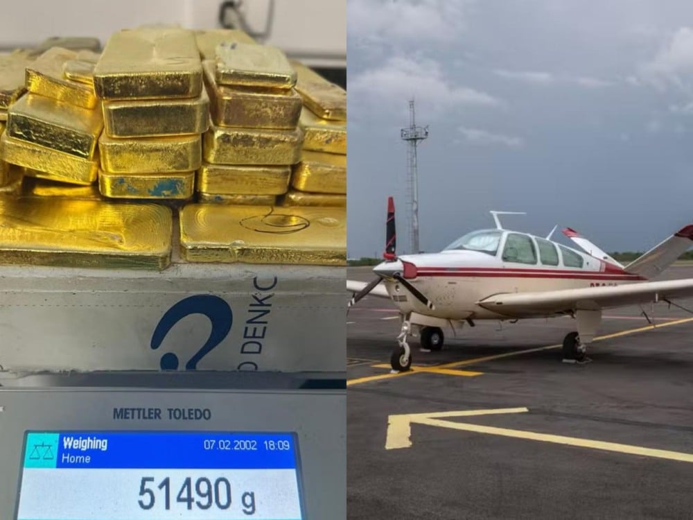 Aeronave usada no transporte do ouro tamb&eacute;m foi apreendida durante a a&ccedil;&atilde;o. Investiga&ccedil;&atilde;o aponta liga&ccedil;&atilde;o com redes de garimpo ilegal na regi&atilde;o do Tapaj&oacute;s.