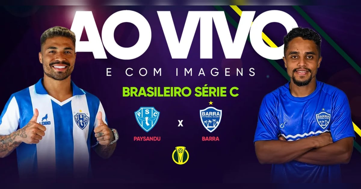 Paysandu x Barra-SC: horário e onde assistir ao vivo no YouTube