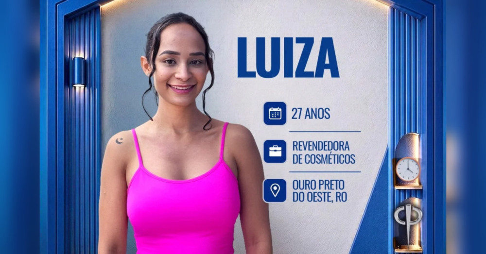 Luiza Parlote Tem 27 anos e trabalha com venda de cosméticos e bijuterias. Também faz trabalhos como secretária e vendedora. Foto: Divulgação/ TV Record