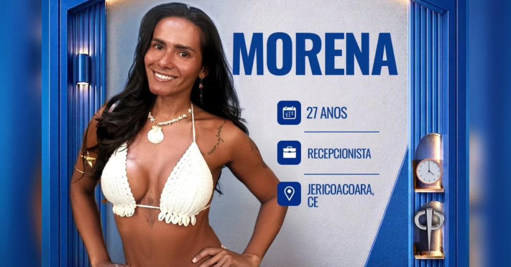 Morena Lira Recepcionista de 27 anos que vive em Jericoacoara (CE). Busca o prêmio e novos desafios pessoais.  Foto: Divulgação/ TV Record