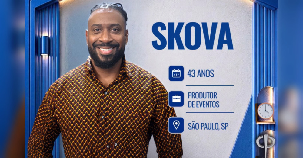 Marcelo Skova Produtor de eventos de 43 anos, atua em shows, aniversários e casamentos. Também trabalha como massoterapeuta. Foto: Divulgação/ TV Record