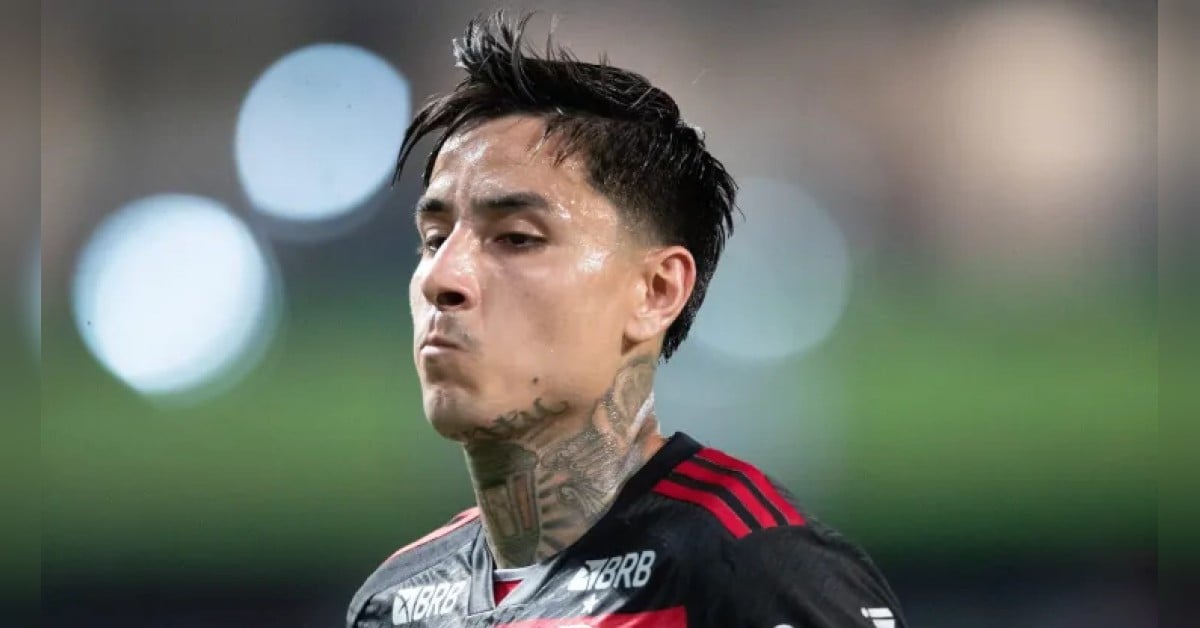 Flamengo deve punir Pulgar após expulsão na pisa dada pelo Bragantino