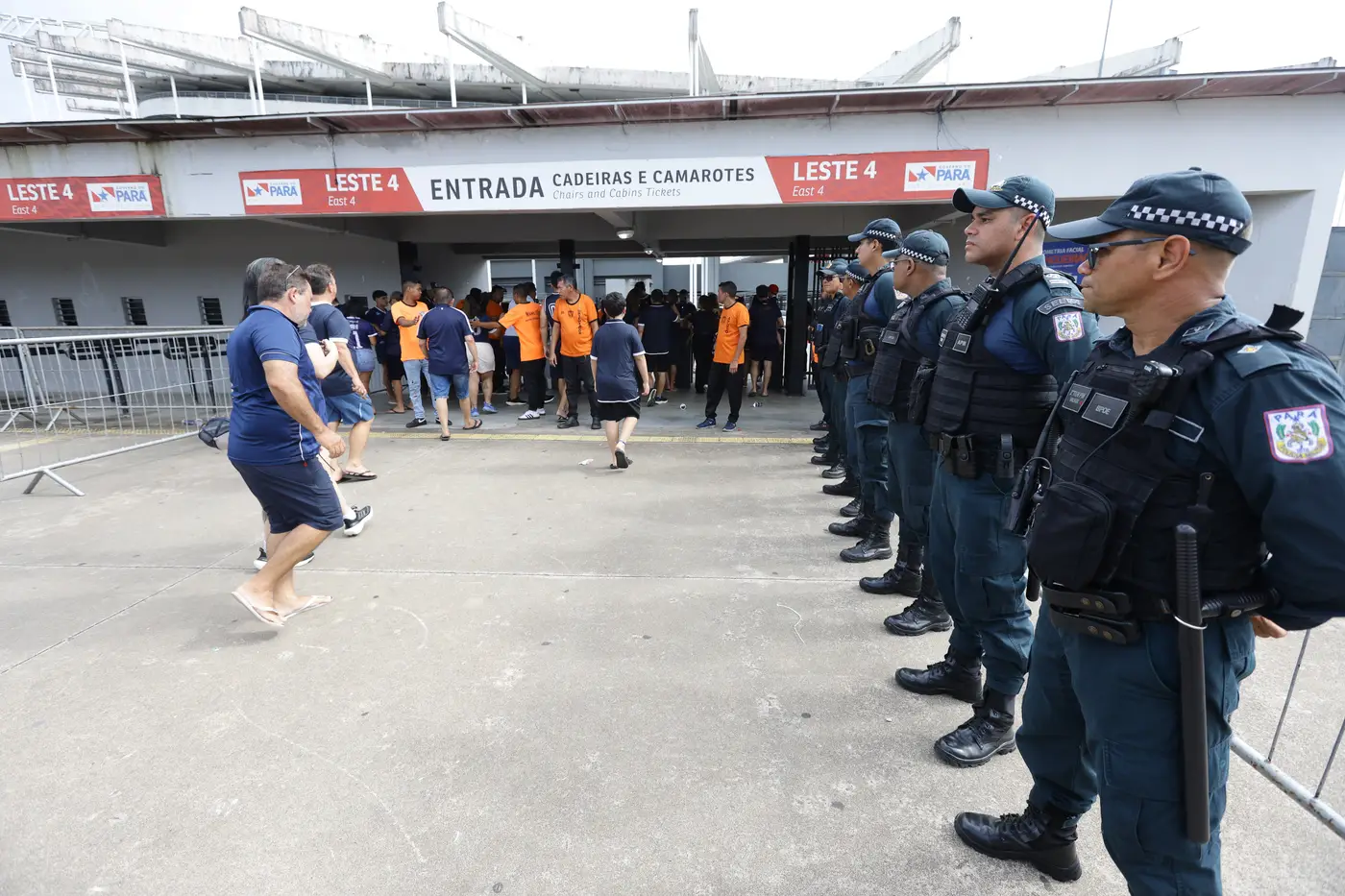 Remo x Palmeiras terá mais de mil policiais e esquema de guerra no Mangueirão