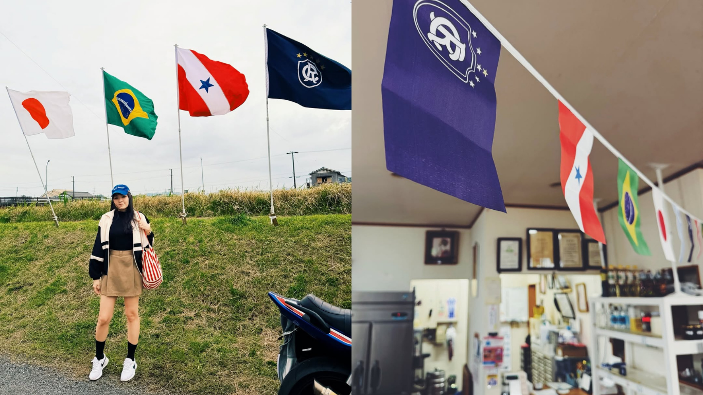 Bandeira do Remo aparece no Japão e viraliza nas redes; veja