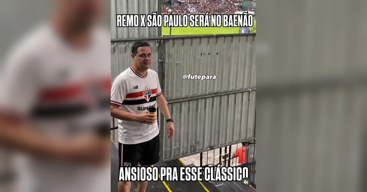 Remo x São Paulo: Baenão vira alvo de memes após ‘ok’ da CBF