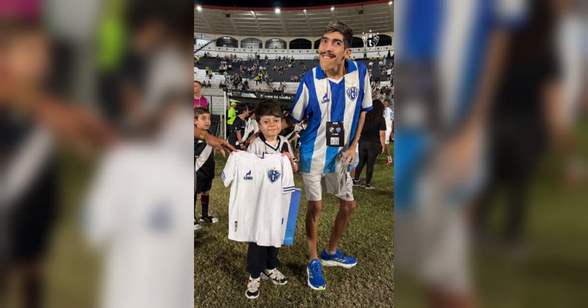 Vídeo: Pampam e menino Gui se encontram no Rio de Janeiro