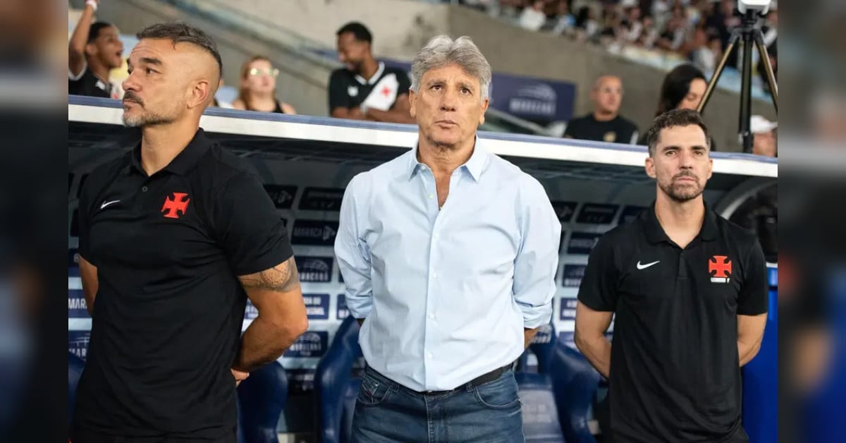 Bomba no Vasco: futuro de Renato Gaúcho é colocado na mesa