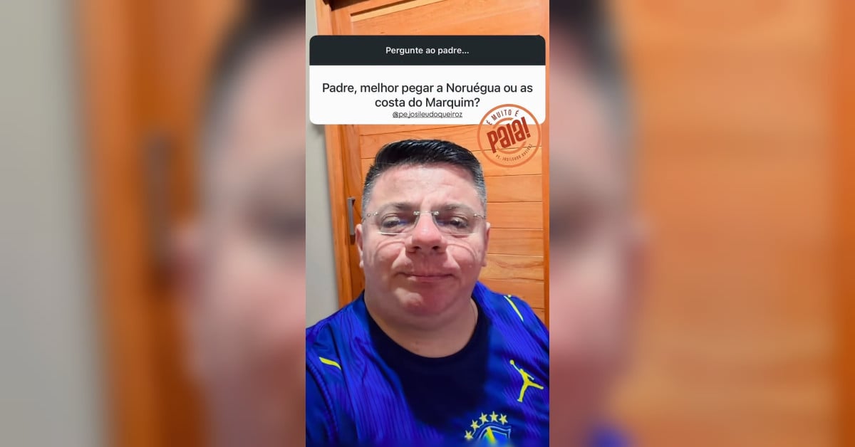 Padre quebra a internet com piada sobre ‘Costa do Marquim’; vídeo bomba nas redes