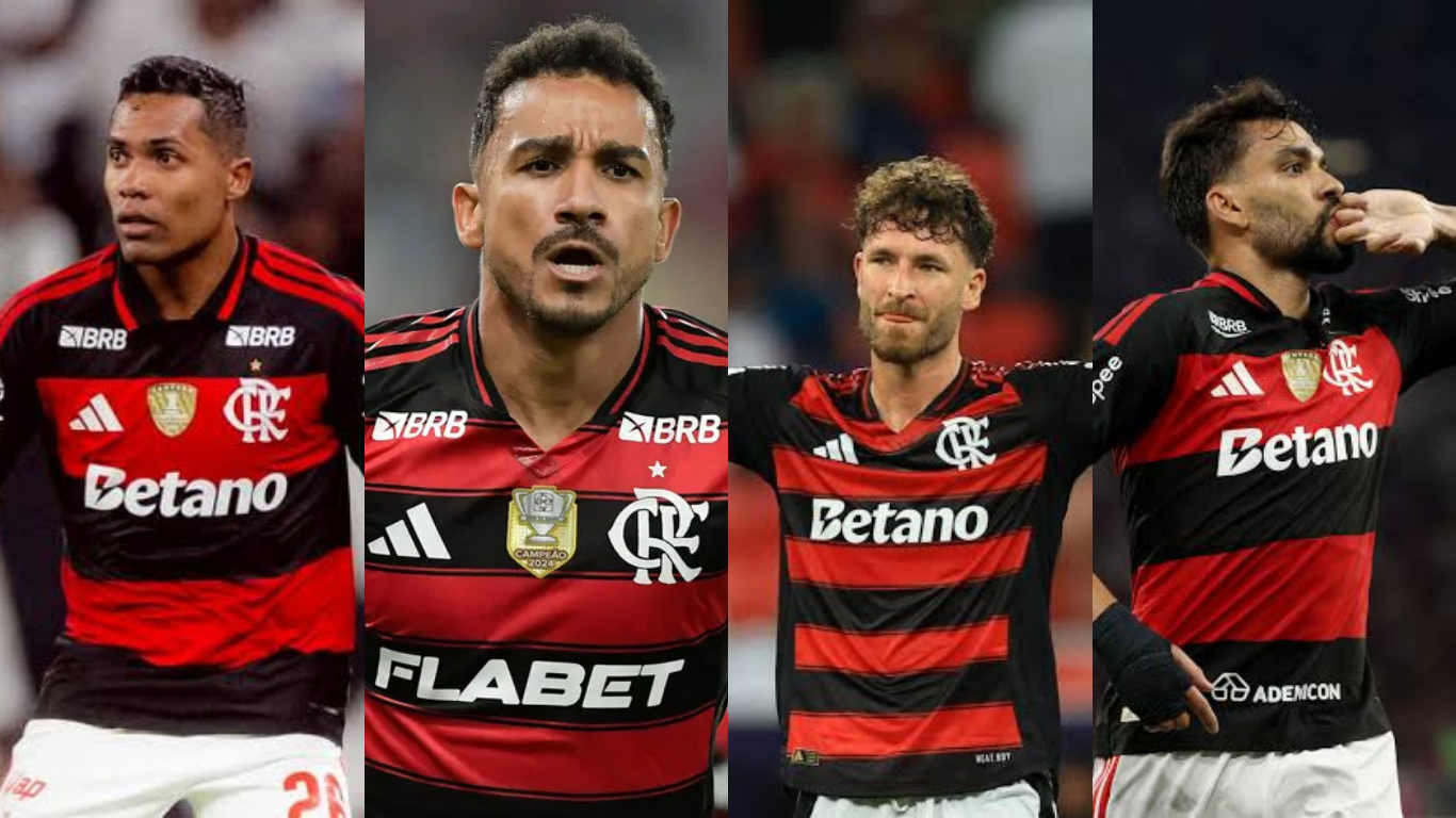 Danilo, Paquetá, Léo Pereira e Alex Sandro já têm data para voltar ao Flamengo