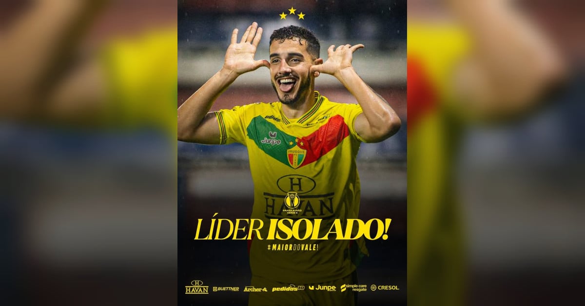 Brusque domina clássico catarinense, vence Figueirense e assume liderança da Série C