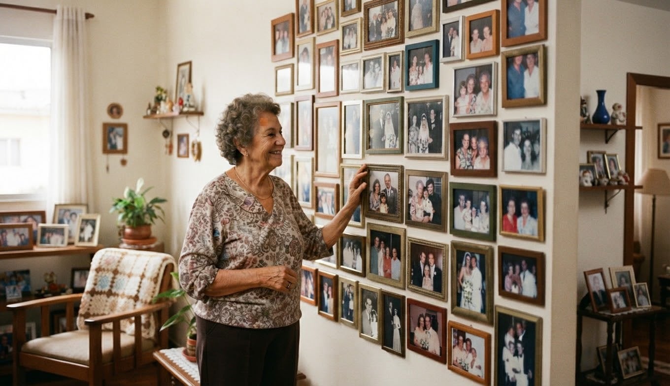 A psicologia explica por que algumas pessoas tem muitas fotos da família espalhadas pela casa