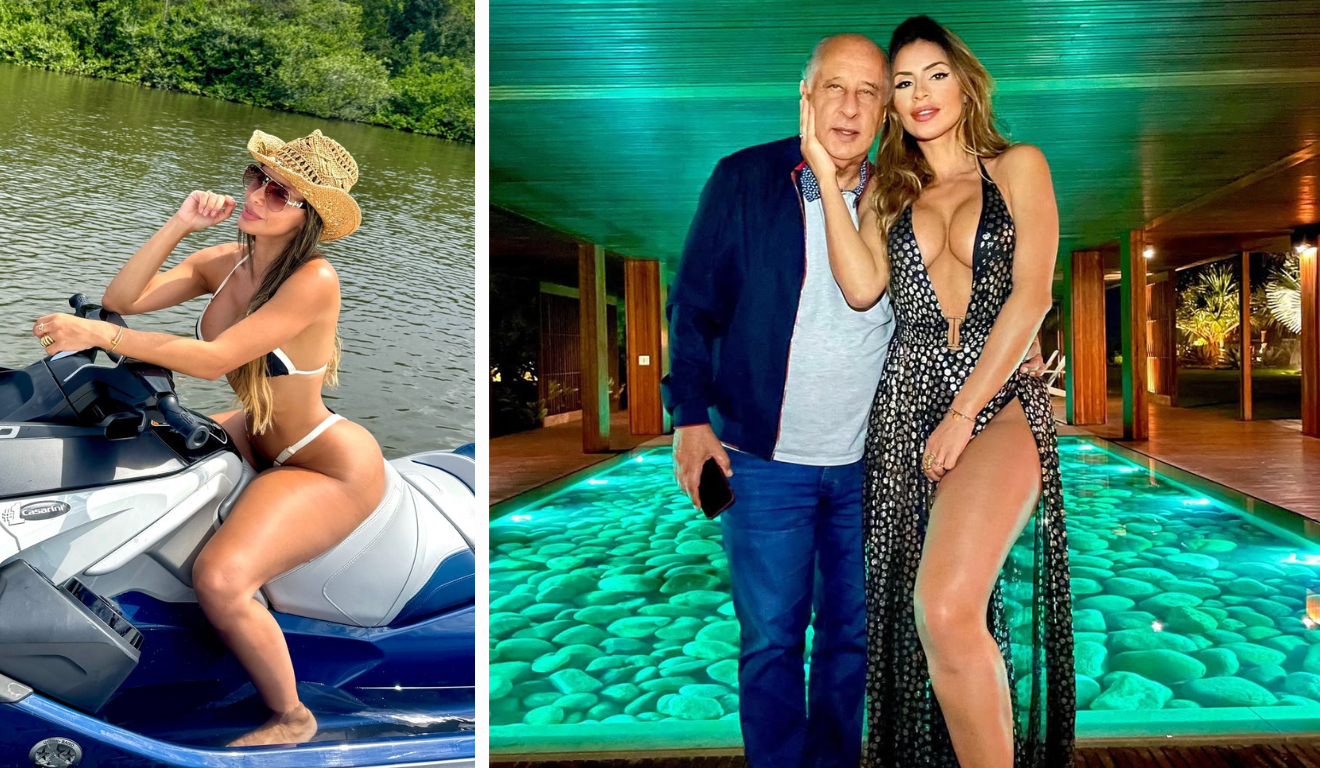 Com 52 anos de diferença, namora de ex-presidente da CBF chama atenção nas redes