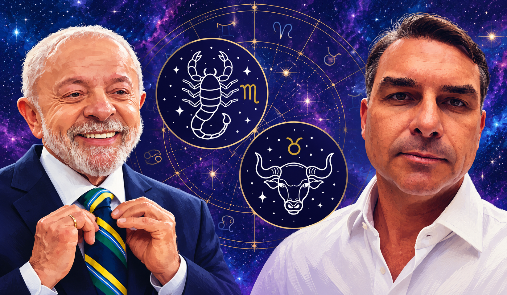 O que Lula e Flávio Bolsonaro têm pela frente segundo os signos? Veja previsões
