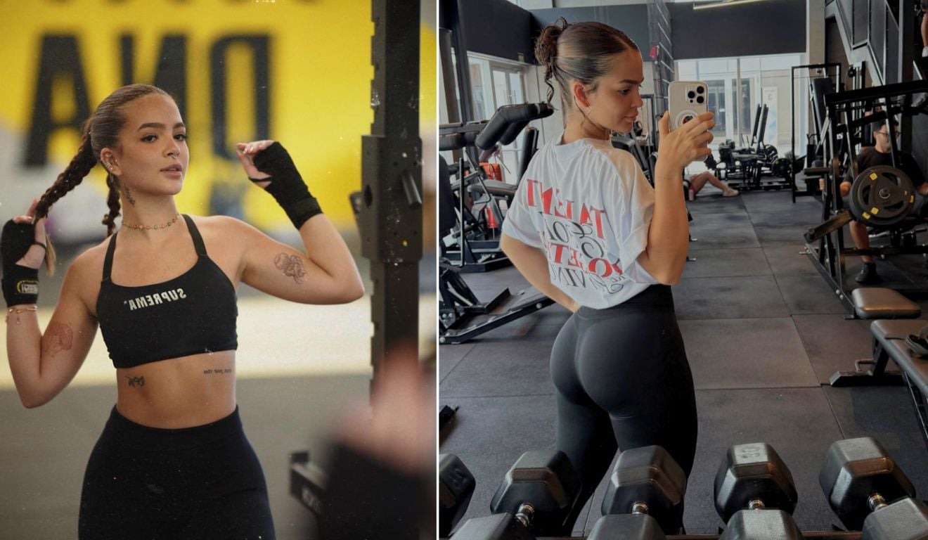 Mel Maia mostra evolução na academia após seis meses de treinos intensos