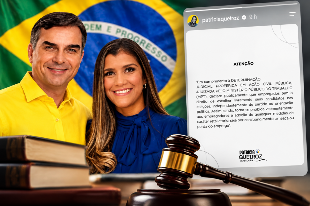 Vereadora e pastora Patrícia Queiroz publicou retratação nas redes sociais após decisão da Justiça do Trabalho em ação movida pelo MPT.