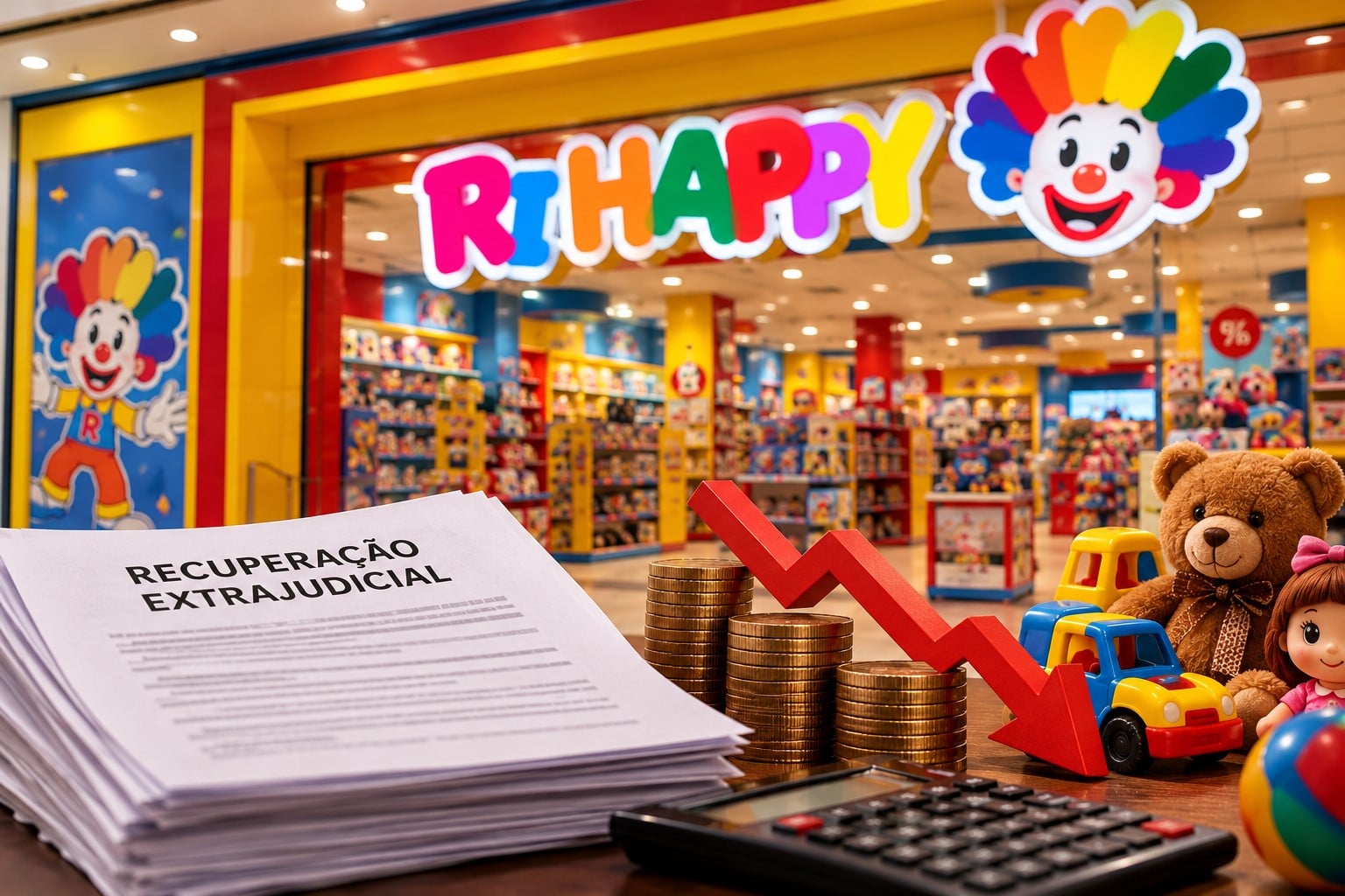 Gigante dos brinquedos, Ri Happy entra com recuperação extrajudicial por dívida de R$ 827 milhões