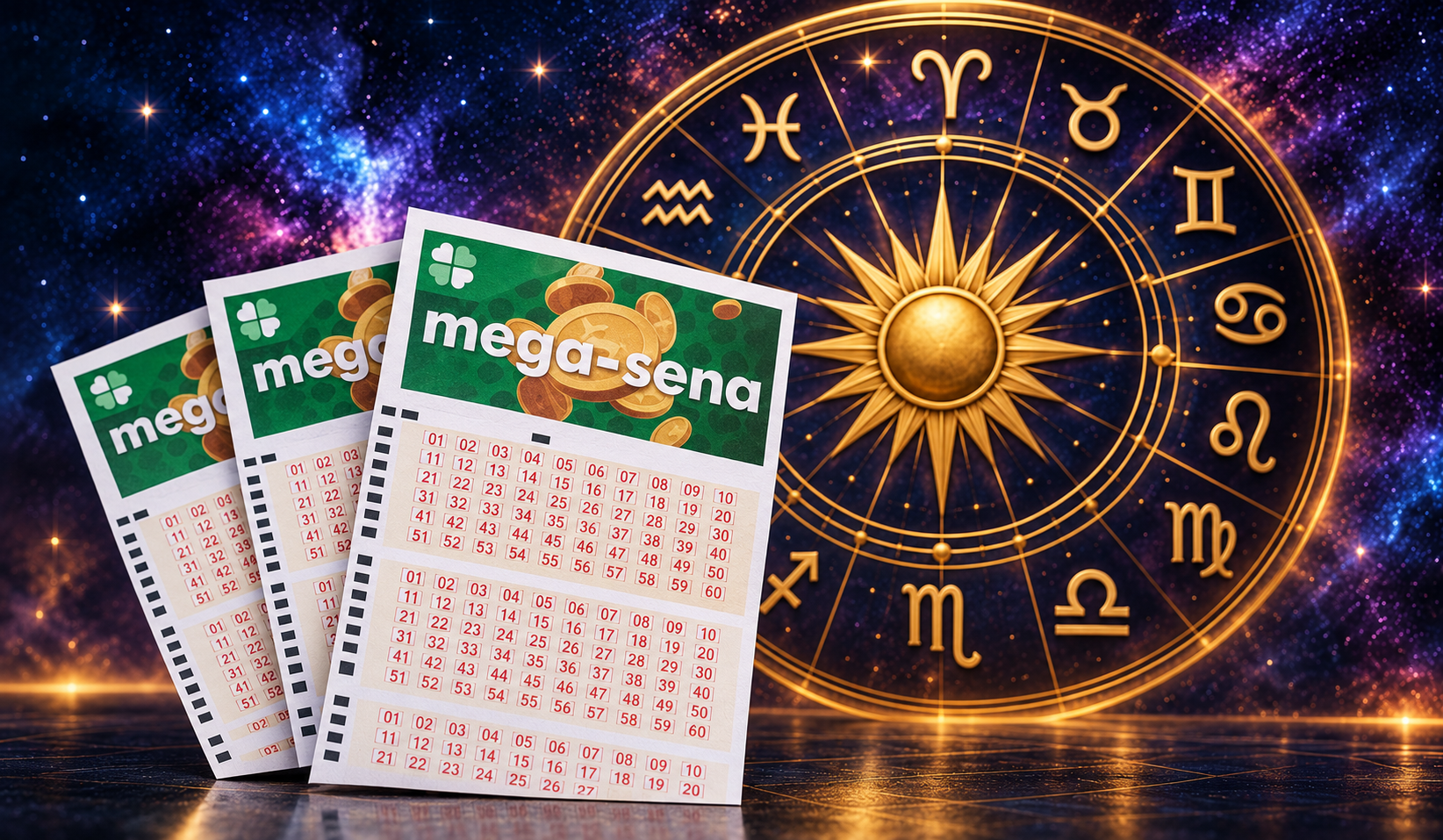 Mega-Sena paga R$ 185 milhões hoje; veja números da sorte dos signos